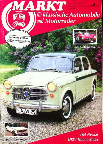 Oldtimer Markt 07/1987 Oldtimer Markt 07/1987